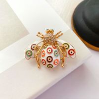 Retro Insect Alloy Plating Artificial Pearls Rhinestones Unisex Brooches sku image 3