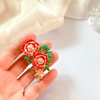 Fashion Flower Alloy Plating Artificial Pearls Women's Brooches main image 4