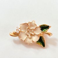 Fashion Flower Alloy Plating Artificial Pearls Women's Brooches sku image 1