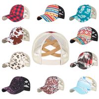 Women's Fashion Flame Printing And Dyeing Curved Eaves Baseball Cap main image 1