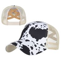 Women's Fashion Flame Printing And Dyeing Curved Eaves Baseball Cap main image 4