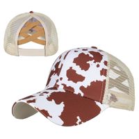 Women's Fashion Flame Printing And Dyeing Curved Eaves Baseball Cap sku image 5