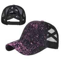 Women's Fashion Flame Printing And Dyeing Curved Eaves Baseball Cap sku image 8