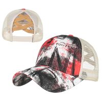 Women's Fashion Flame Printing And Dyeing Curved Eaves Baseball Cap sku image 11