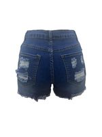 Women's Street Casual Solid Color Shorts Washed Jeans sku image 10
