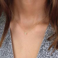 1 Piece Simple Style Letter Alloy Women's Necklace sku image 3