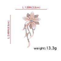Retro Insect Flower Butterfly Alloy Inlay Artificial Gemstones Women's Brooches sku image 4