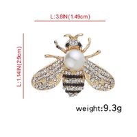 Retro Insect Flower Butterfly Alloy Inlay Artificial Gemstones Women's Brooches sku image 16