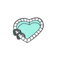 Cartoon Style Bulb Heart Shape Fish Tail Alloy Plating Unisex Brooches sku image 2