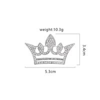 Style Simple Couronne Alliage Strass Zircon Femmes Broches sku image 8