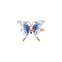 Retro Butterfly Alloy Napkin Rings sku image 8