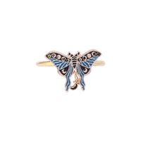 Retro Butterfly Alloy Napkin Rings sku image 2