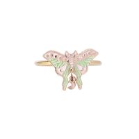 Retro Butterfly Alloy Napkin Rings sku image 1