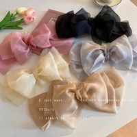 Fairy Style Bow Knot Gauze Hair Clip main image 1