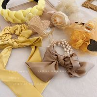 Sweet Geometric Cloth Hair Tie Hair Claws main image 4