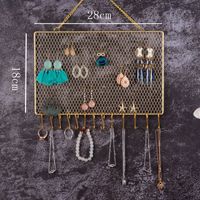 1 Piece Fashion Clouds Round Square Metal Hollow Out Jewelry Rack sku image 5