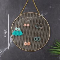 1 Piece Fashion Clouds Round Square Metal Hollow Out Jewelry Rack sku image 6