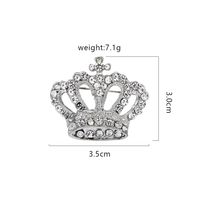 Style Simple Couronne Alliage Strass Zircon Femmes Broches sku image 1
