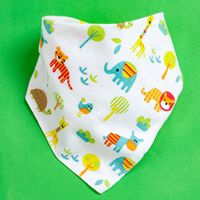 Cute Animal Stripe 100% Cotton Baby Accessories sku image 6