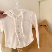 Mode Couleur Unie Patchwork 100% Coton T-chemises Et Blouses sku image 4