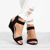 Women's Fashion Solid Color Open Toe Casual Sandals main image 3