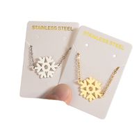 Titanium Steel Fashion Snowflake Bracelets main image 3
