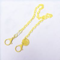 Simple Style Smiley Face Arylic Unisex Glasses Chain sku image 1