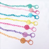 Simple Style Smiley Face Arylic Unisex Glasses Chain main image 1