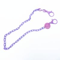 Simple Style Smiley Face Arylic Unisex Glasses Chain sku image 2
