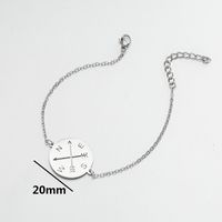 Stainless Steel Simple Style Plating Leaf Ball Bracelets main image 4