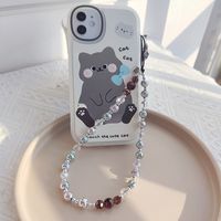 1 Piece Fashion Star Moon Artificial Crystal Beaded Mobile Phone Chain main image 5