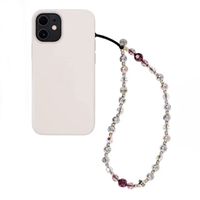 1 Piece Fashion Star Moon Artificial Crystal Beaded Mobile Phone Chain sku image 2