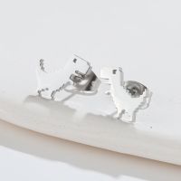 1 Pair Simple Style Animal Stainless Steel Plating Ear Studs sku image 1