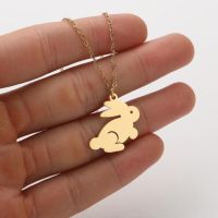 Stainless Steel Titanium Steel Simple Style Hollow Out Animal Pendant Necklace sku image 14
