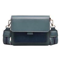 Women's Medium Pu Leather Solid Color Vintage Style Square Magnetic Buckle Shoulder Bag Crossbody Bag Square Bag sku image 2