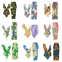 Women's Sexy Printing 2 Pieces One Piece Swimwear main image 10