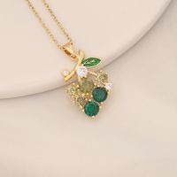 1 Piece Fashion Cross Copper Plating Zircon Necklace sku image 10