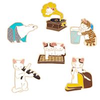 Fashion Animal Alloy Enamel Unisex Brooches main image 3