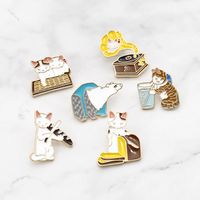 Fashion Animal Alloy Enamel Unisex Brooches main image 4