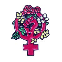 Fashion Rose Alloy Enamel Unisex Brooches main image 4