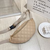 Women's Streetwear Solid Color Pu Leather Waist Bags sku image 3