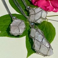 1 Piece Retro Geometric Crystal Metal Unisex Necklace main image 4