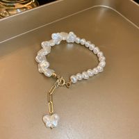 Fashion Star Heart Shape Butterfly Artificial Pearl Wholesale Bracelets sku image 5