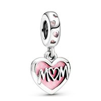 1 Piece Metal Rhinestones Heart Shape Polished Pendant Beads sku image 23