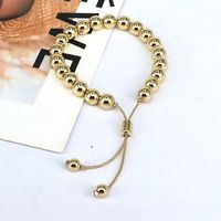 Ins Style Round Copper Gold Plated Bracelets In Bulk main image 3