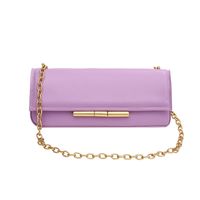 Women's Small All Seasons Pu Leather Solid Color Vintage Style Square Lock Clasp Baguette Bag sku image 4
