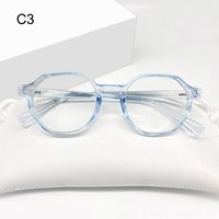 Simple Style Solid Color Ac Special-shaped Mirror Full Frame Optical Glasses main image 4