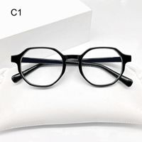 Simple Style Solid Color Ac Special-shaped Mirror Full Frame Optical Glasses sku image 5