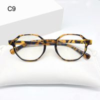 Simple Style Solid Color Ac Special-shaped Mirror Full Frame Optical Glasses sku image 9