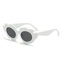 Cute Flower Ac Special-shaped Mirror Full Frame Women's Sunglasses main image 3